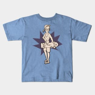 Skate girl Kids T-Shirt